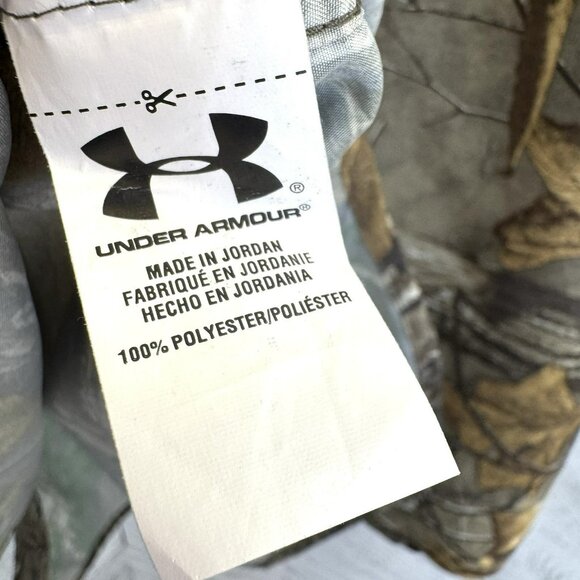 Under Armour Chesapeake Camo Long Sleeve Shirt Mossy Oak Mens Size Large - Picture 6 of 6